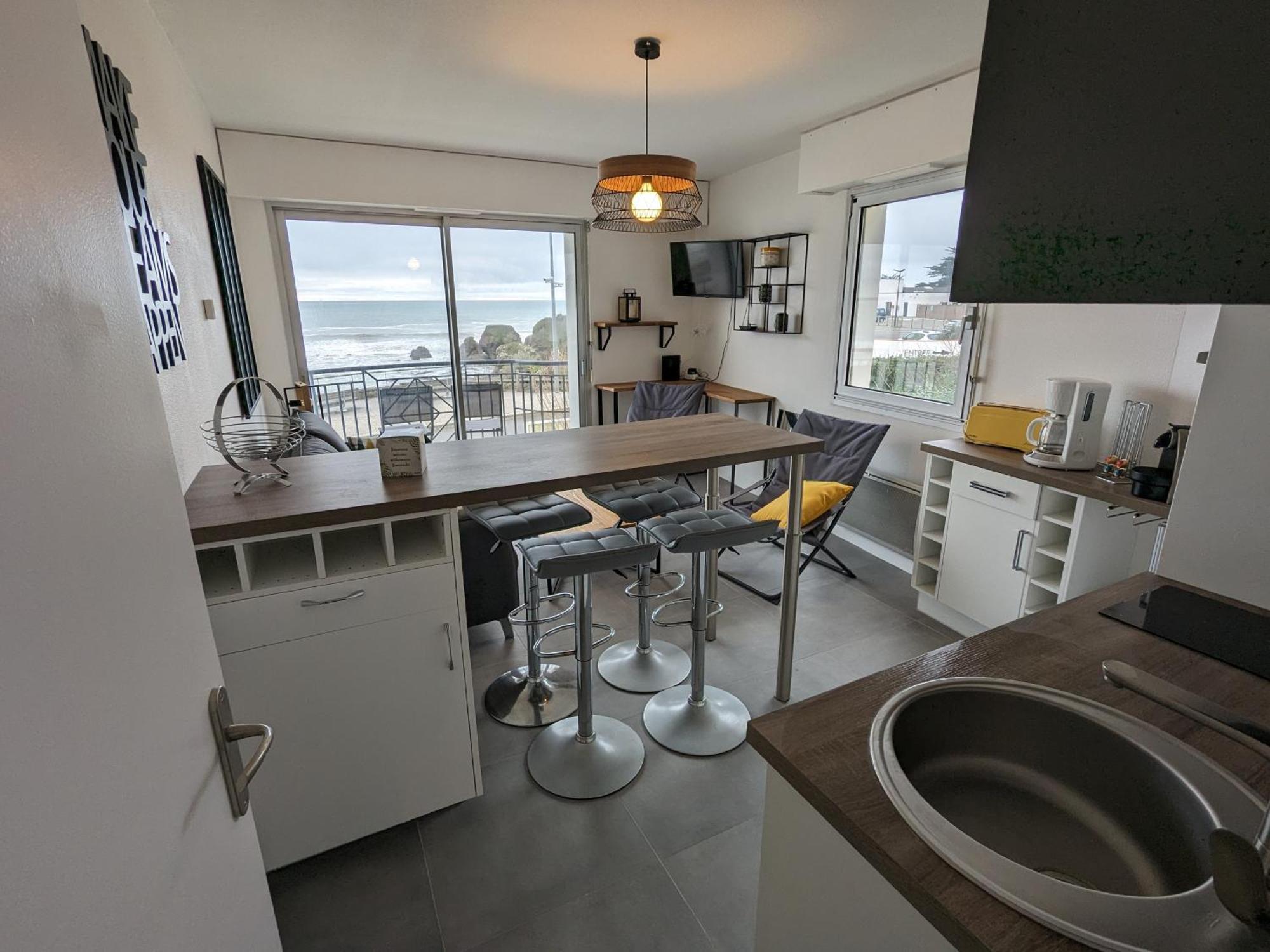St Gilles Appartement Face Mer Saint-Hilaire-de-Riez Esterno foto